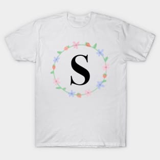 “S” initial T-Shirt